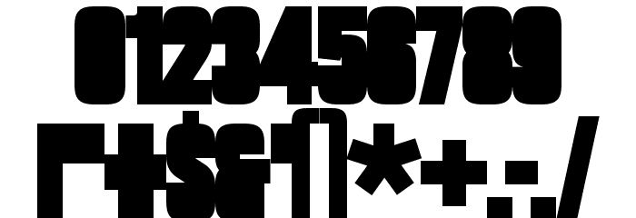 VanchromeBack-Regular Font OTHER CHARS