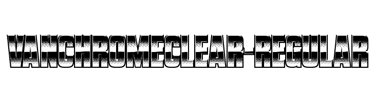 VanchromeClear-Regular  Free Fonts Download
