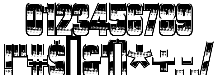 VanchromeClear-Regular Font OTHER CHARS