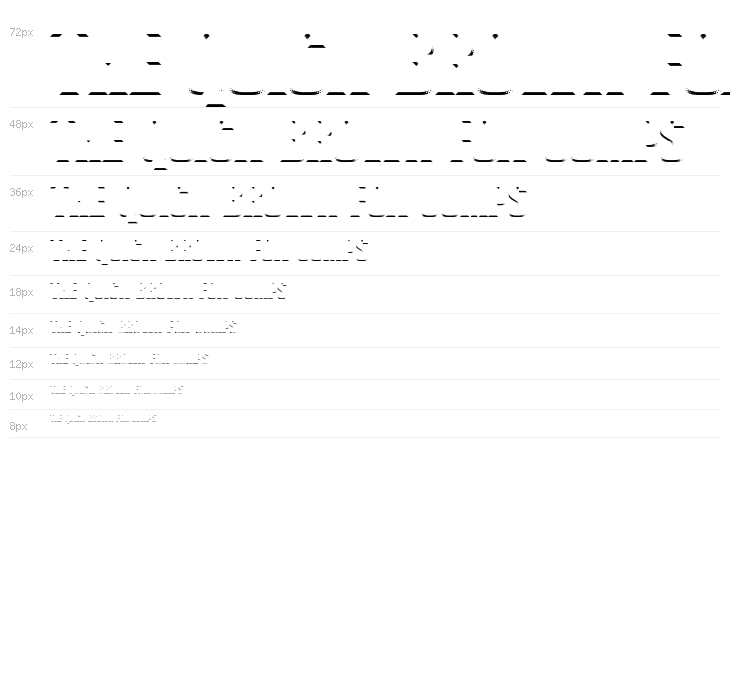VanchromeDown-Regular Waterfall