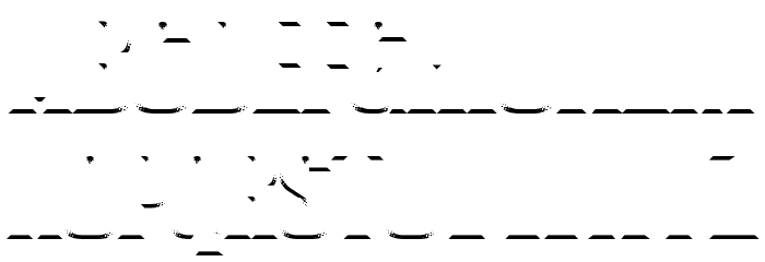 VanchromeDown-Regular Font LOWERCASE