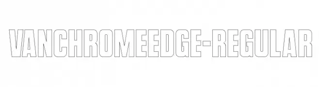 VanchromeEdge-Regular  Fuentes Gratis Descargar