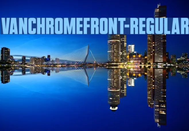 VanchromeFront-Regular Example 3