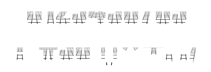 VanchromeGrid-Regular Font OTHER CHARS