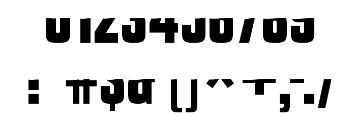 VanchromeHorizon-Regular Font OTHER CHARS
