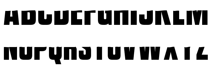 VanchromeHorizon-Regular Font LOWERCASE