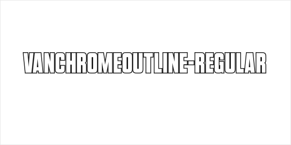 VanchromeOutline-Regular Logo