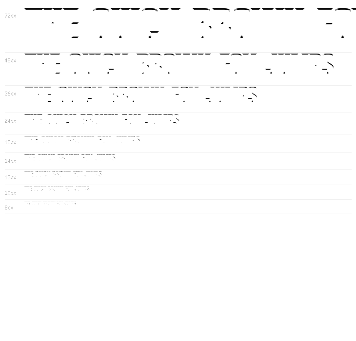 VanchromeUp-Regular Waterfall