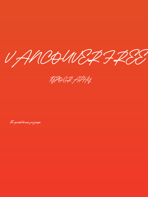 Vancouver FREE Poster