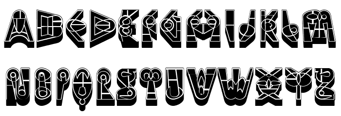 Vancouver Regular Font LOWERCASE