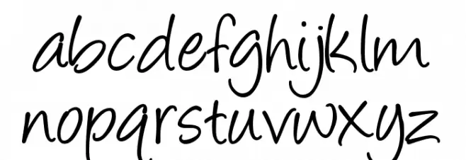 Vancouver Schriftart Kleinbuchstaben