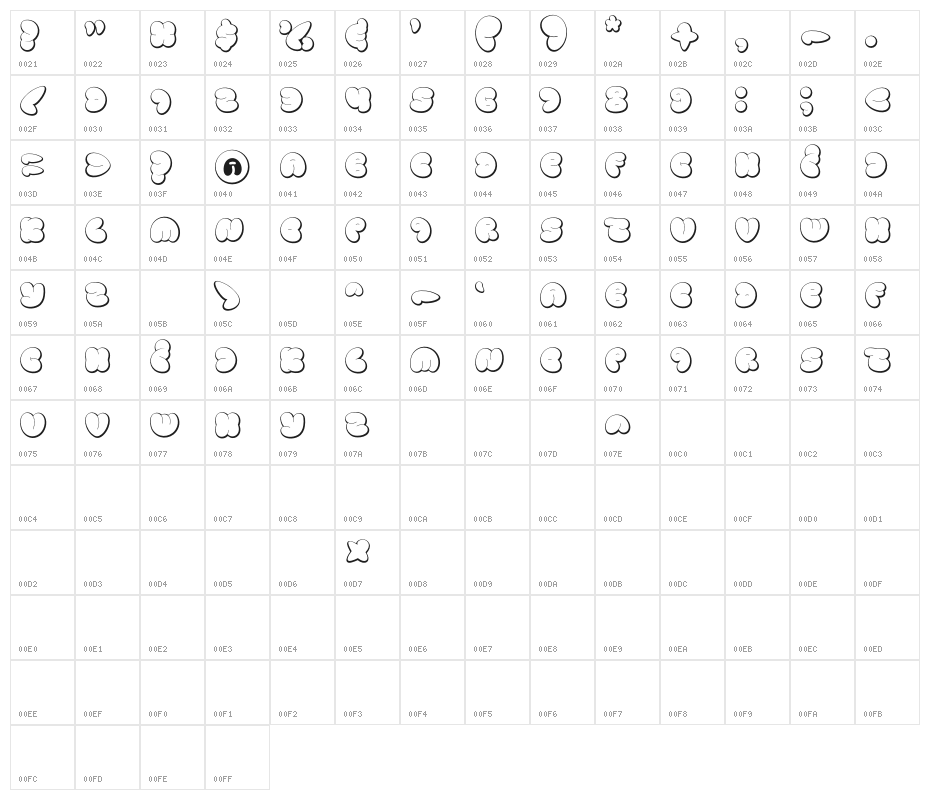 Vandal Blow Graffiti Shadow Character Map
