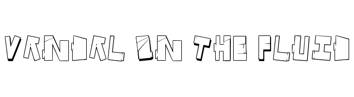 Vandal On The Fluid  font caratteri gratis