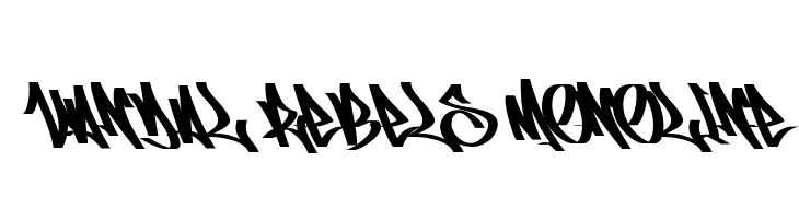 Vandal Rebels Monoline  免费字体下载