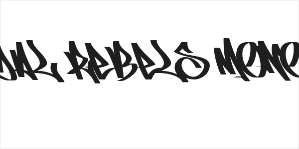 Vandal Rebels Monoline Logo