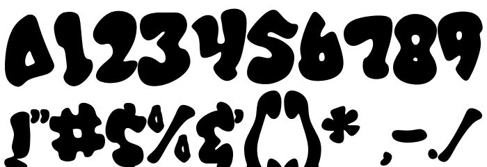 Vandal Rebels Thick Font OTHER CHARS