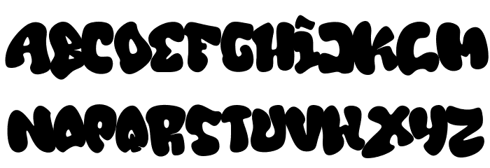 Vandal Rebels Thick Font LOWERCASE