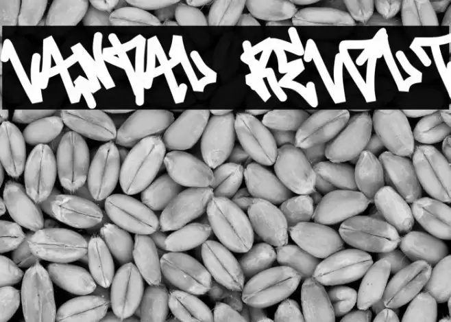 Vandal Revolt Font examples