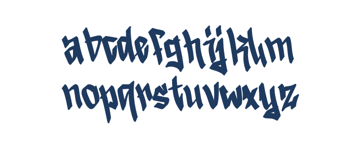 Vandal Rush Lowercase