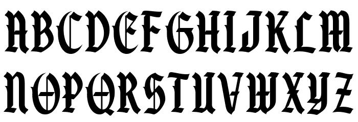 Vandal Street Regular Font UPPERCASE