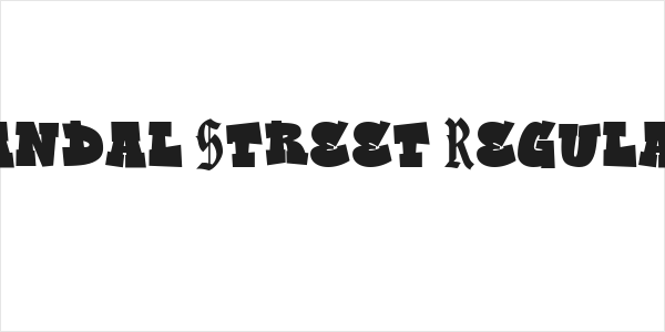 Vandal Street Regular Logo