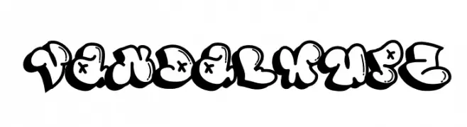 Vandal Wupz  免费字体下载