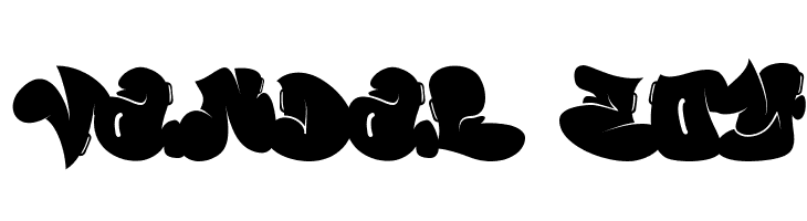 Vandal Zoy  フリーフォントのダウンロード
