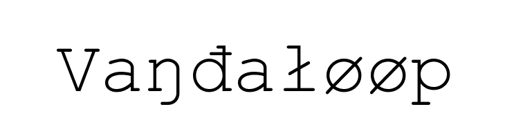 Vandaloop Font
