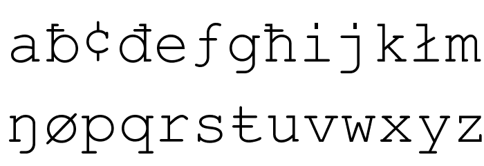 Vandaloop Font LOWERCASE