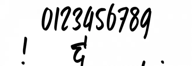 VanderHand_TRIAL Font OTHER CHARS
