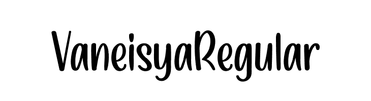 VaneisyaRegular  Fuentes Gratis Descargar