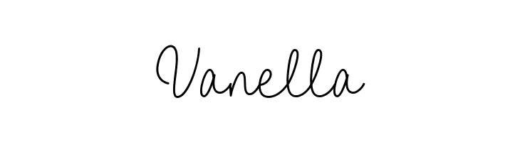 Vanella  免费字体下载