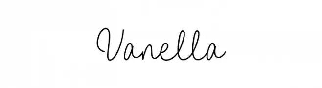 Vanella  フリーフォントのダウンロード