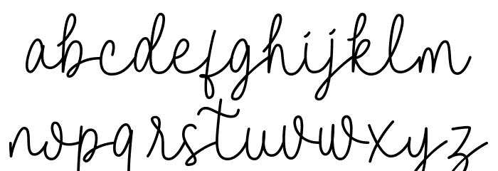 Vanella Font LOWERCASE
