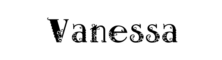 Vanessa  नि: शुल्क फ़ॉन्ट्स डाउनलोड