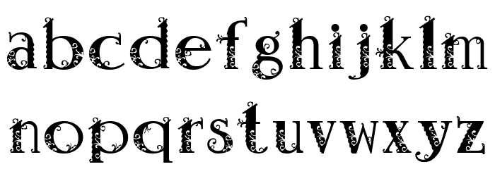 Vanessa Font LOWERCASE