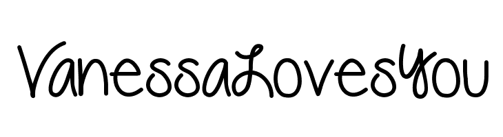VanessaLovesYou Font