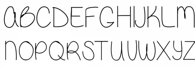 VanessaMarie Schriftart Groß