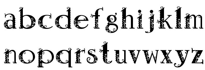 Vanessa Font LOWERCASE