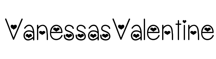 VanessasValentine  font caratteri gratis