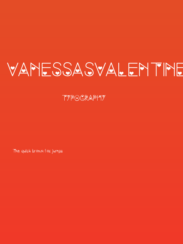 VanessasValentine Poster