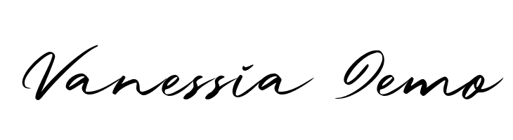 Vanessia Demo  免费字体下载