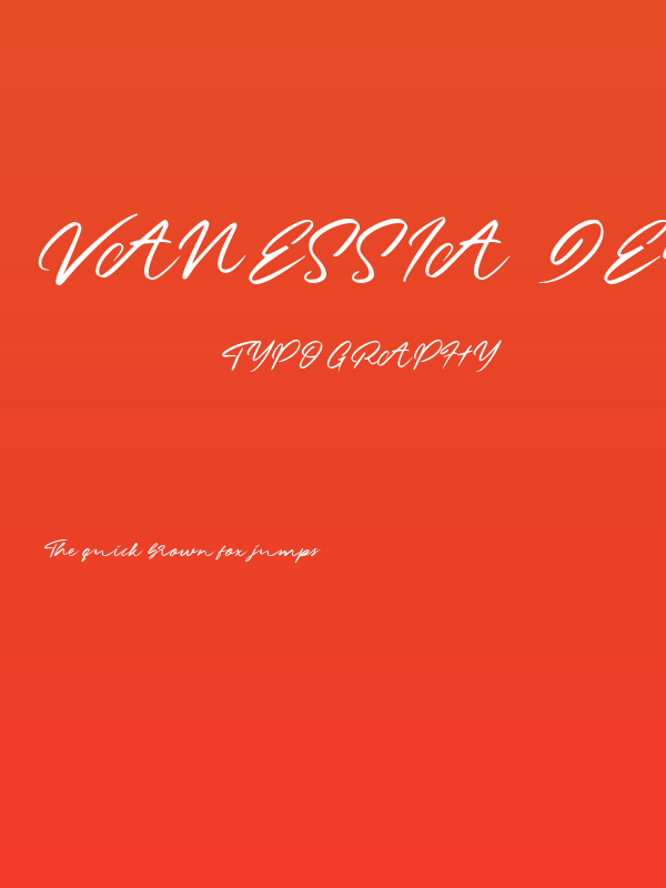 Vanessia Demo Poster
