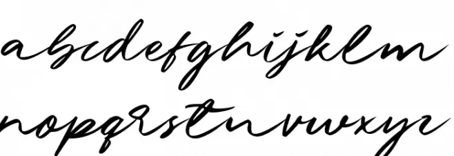 Vanessia Demo 字体 小写