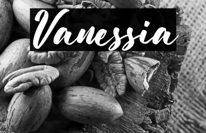 Vanessia Font examples