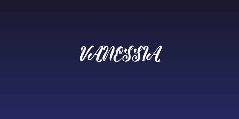 Vanessia Social Header