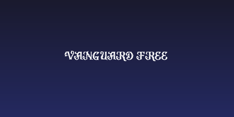 Vanguard FREE Social Header