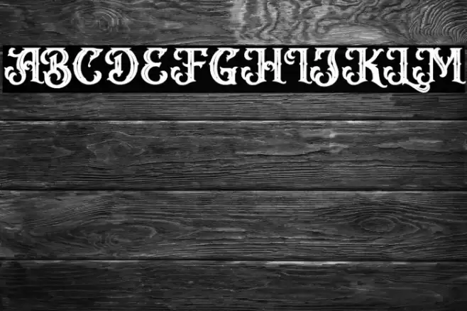 VanguardFREE Font examples