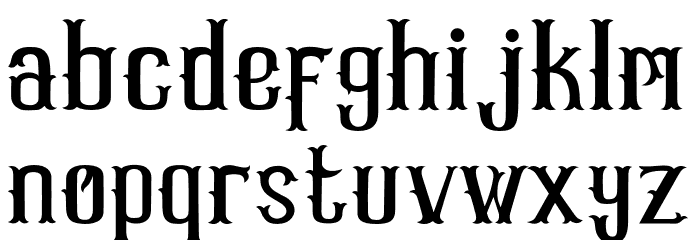 Vanhala-demo Font LOWERCASE