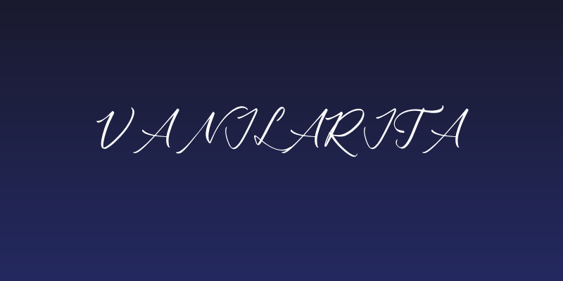 Vanilarita Social Header
